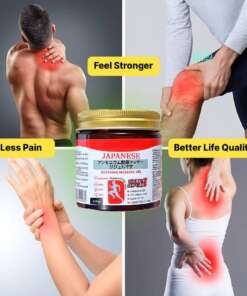 japanese joint pain relief cream – herbal knee, muscle & massage formula | fast soothing care