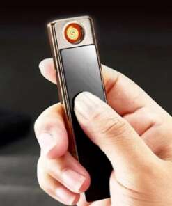giger slim usb arc lighter – rechargeable, windproof electric plasma lighter