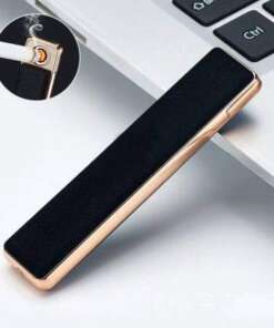 giger slim usb arc lighter – rechargeable, windproof electric plasma lighter