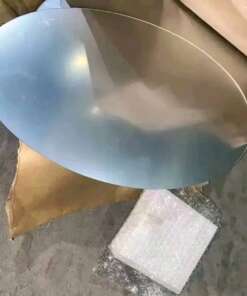 scalloped mirror sticker (12×18 inch) – unbreakable, stylish & self adhesive wall décor