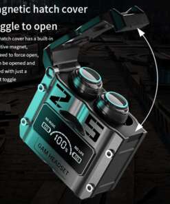 m25 bluetooth 5.3 wireless earbuds – hifi sound, led battery display, 40 hours backup, noise cancelling, touch control, waterproof