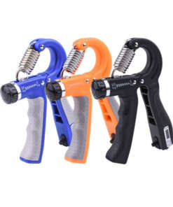adjustable hand gripper with counter (5–60kg resistance) – wrist & forearm strength trainer