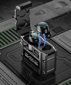 m25 bluetooth 5.3 wireless earbuds – hifi sound, led battery display, 40 hours backup, noise cancelling, touch control, waterproof