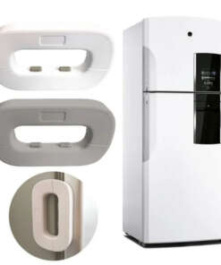 dirbak baby fridge lock – child safety adhesive latch for refrigerator, cabinets & drawers